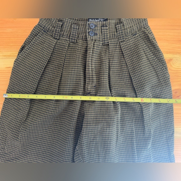 Vintage Checkered Cotton Trousers - Picture 7 of 11